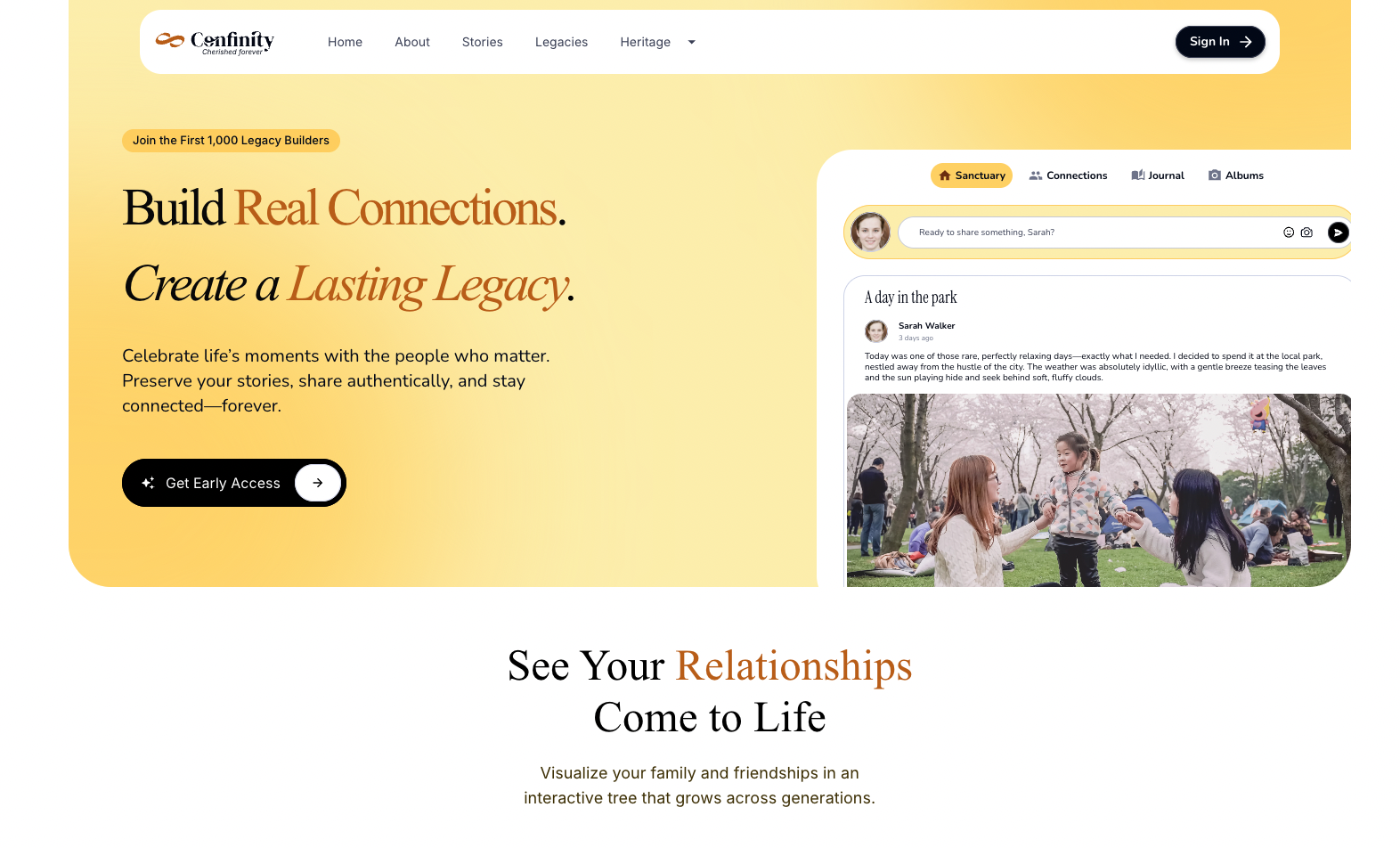 Confinity Website
